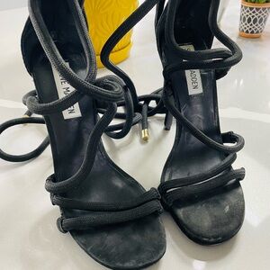Steve Madden Black Strappy Heels